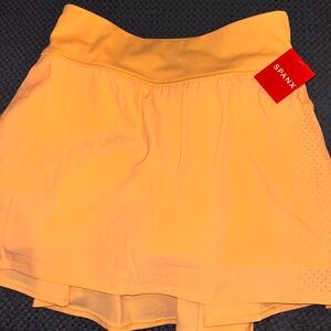 SPANX Vibrant Orange Skort